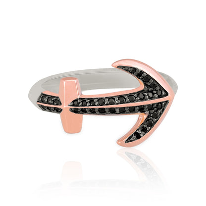 925  Two Tone Elite Kedge Ring