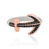 925  Two Tone Elite Kedge Ring