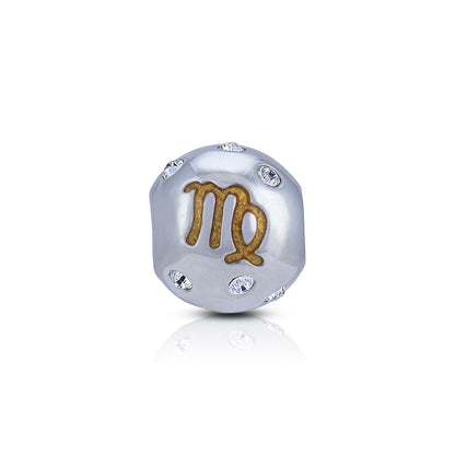 925 Sterling Silver Virgo Twilight Grace Charm Pendant for Women