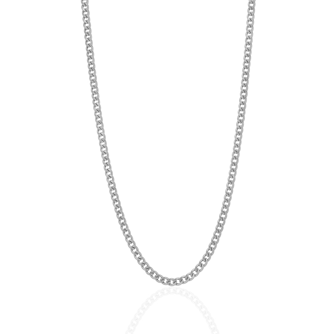 925 Sterling Silver Vortex GridLock Curb Chain for Men