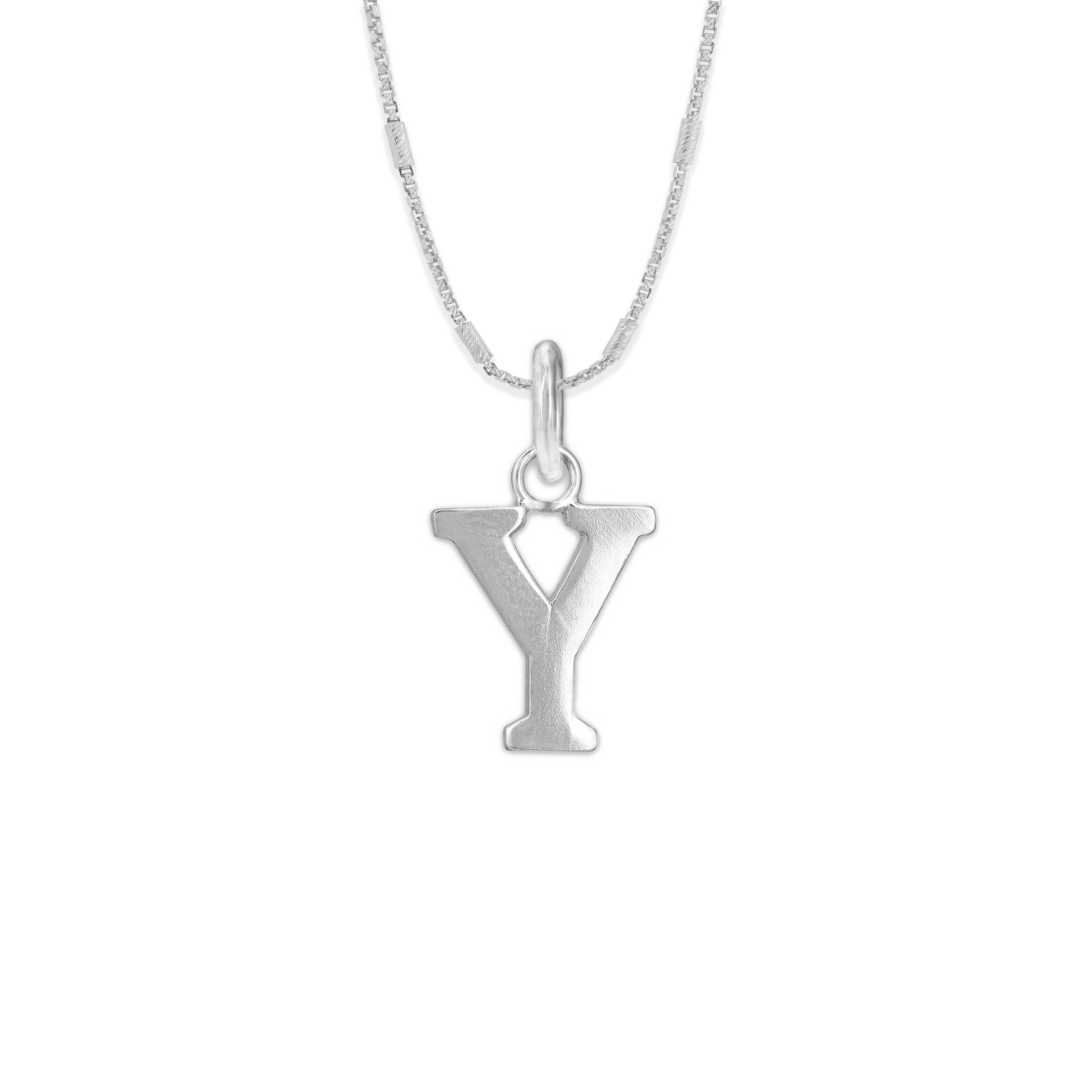 925 Sterling Silver Y Sparkles With Subtle Grace Pendant Rakhi For Brother
