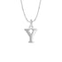 925 Sterling Silver Y Sparkles With Subtle Grace Pendant Rakhi For Brother