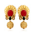 925 Timeless Red Gold plated Earrings