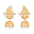 925 Traditional Gold Plated Jhumka Pearl Drop Silver Earring
