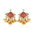 925 Traditional Polki Rose Pearl Earrings