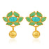 925 Turquoise Floral Sterling Silver Earring