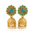 925 Turquoise Trendy Silver Jhumka