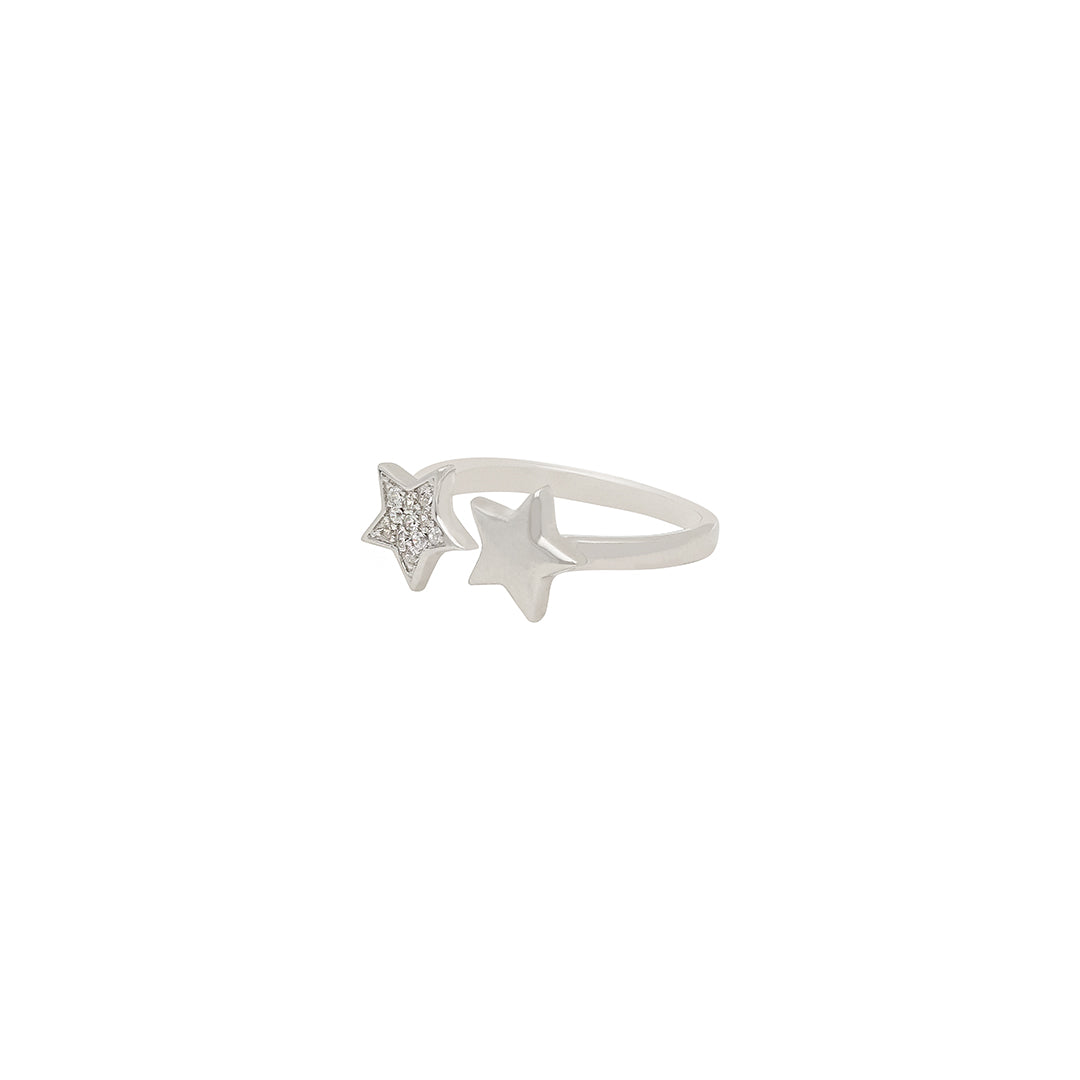 925 Twin star Ring IT0374