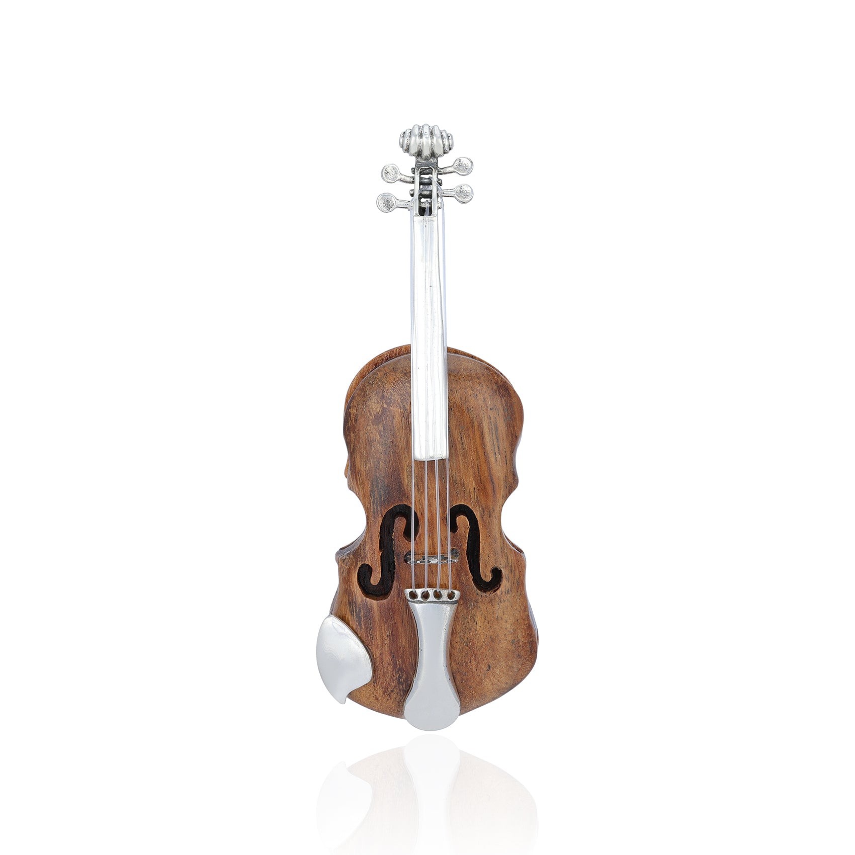 925 Vinatage Violin Sterling Silver Miniature