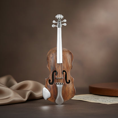 925 Vinatage Violin Sterling Silver Miniature
