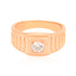 925 Vintage Striped Sterling Silver Ring