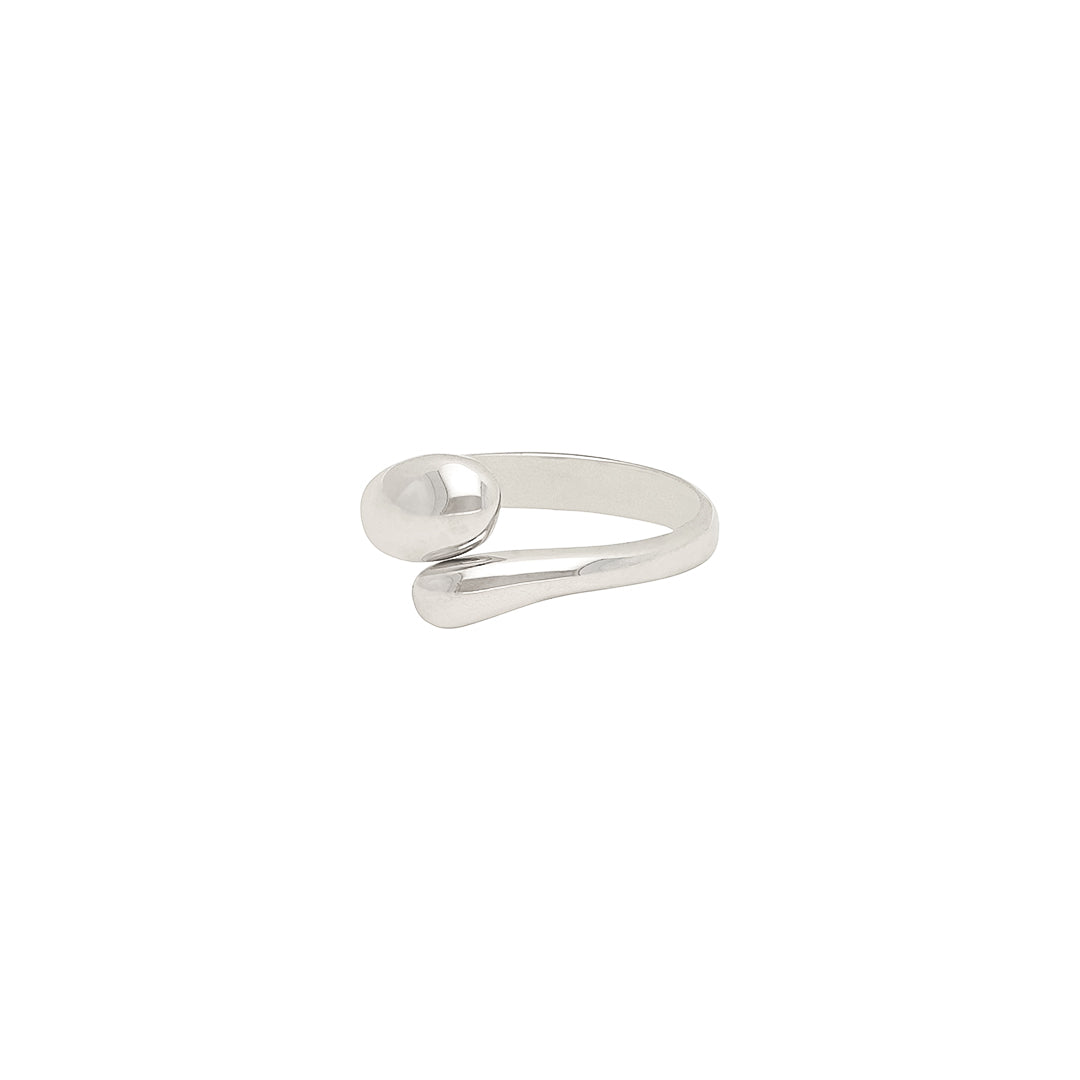 925 plain swirl ring IT0376 