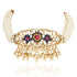  925 silver Regal Polki pearl gold plated Necklace