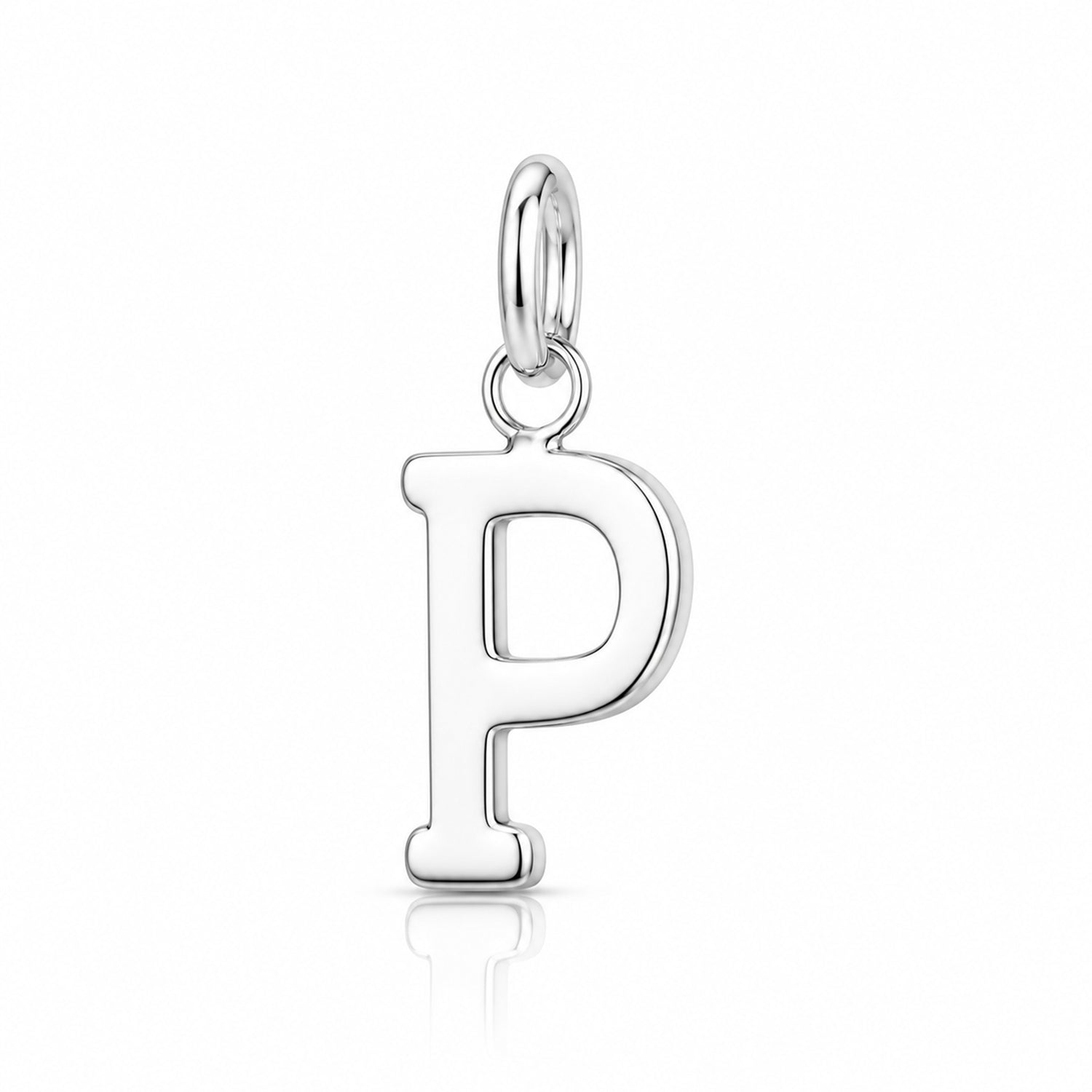 Alphabet Charm P 925 Sterling Silver Charm Pendant