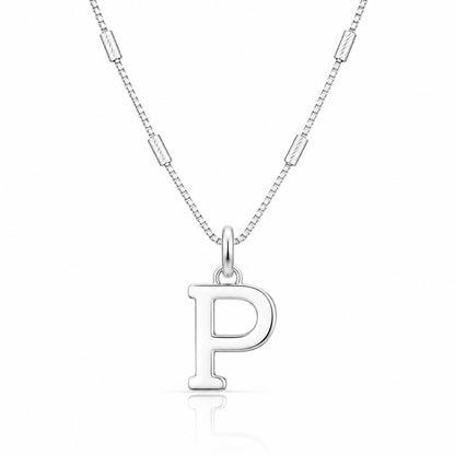 Alphabet Charm P 925 Sterling Silver Charm Pendant
