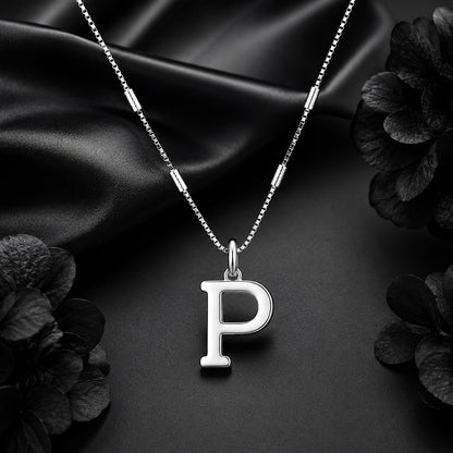 Alphabet Charm P 925 Sterling Silver Charm Pendant