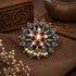 Antique Floral 925 Sterling Silver Designer Ring