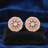 Antique Pearl Bloom 925 Sterling Silver Festive Earrings
