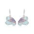 925 Aqua Blue Butterfly Hook Silver Earrings for Women - Nature Inspired Jewellery