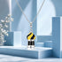 Arabian Lantern 925 Sterling Silver Enamel Charm Pendant