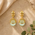 Artisan Gold PlatedCage Dangle 925 Sterling Silver Earrings