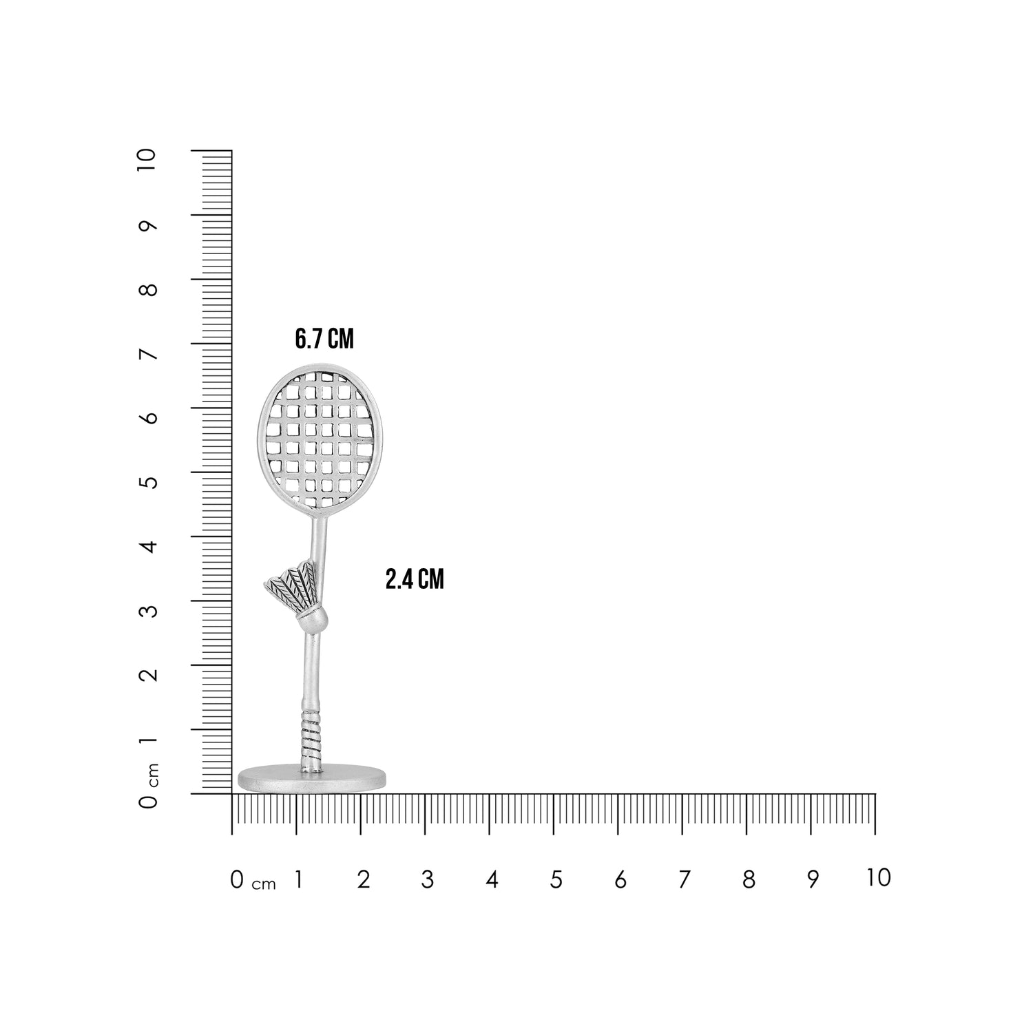 Badminton Sport 925 Sterling Silver Miniature