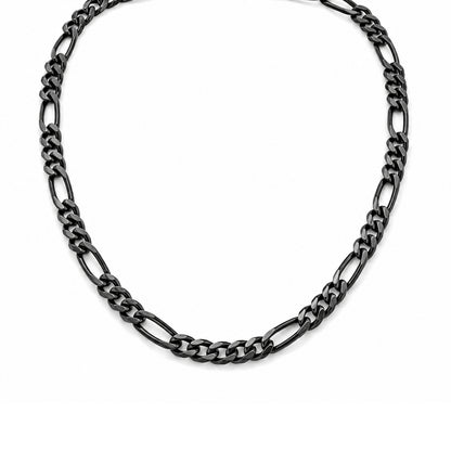 Black Italian Figaro Chain