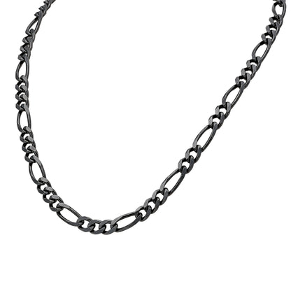 Black Italian Figaro Chain