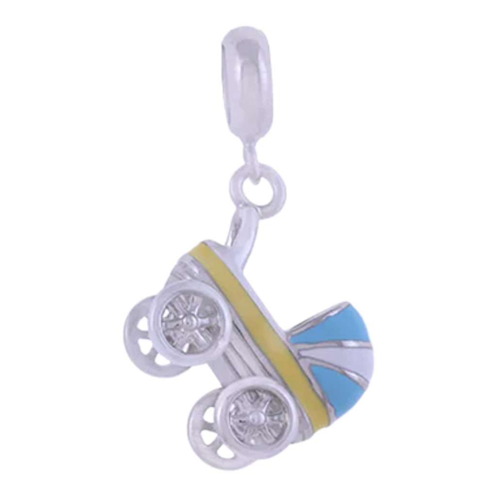 Blue Baby Stroller