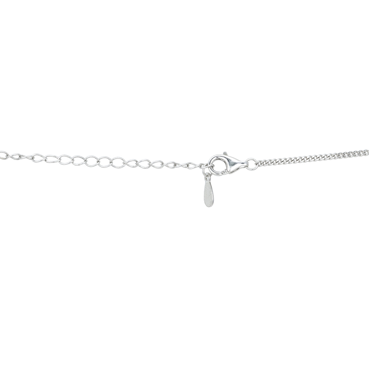 Blue Butterfly Cascading Silver Pendant