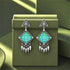 Blue Heritage Charm 925 Sterling Silver Designer Earring
