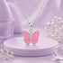 Blushing Butterfly 925 Sterling Silver Pendant