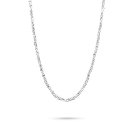 Bold 925 Sterling Silver Alternating Link Chain for Men