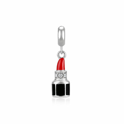 Bold Lipstick 925 Sterling Silver Beauty Pendant