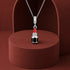 Bold Lipstick 925 Sterling Silver Beauty Pendant