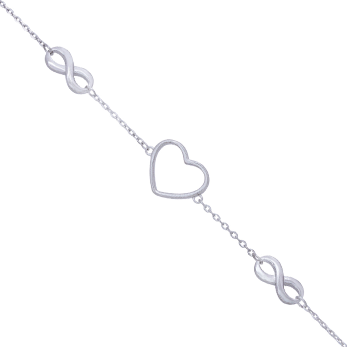 Boundless Heart 925 Plated Infinity Love Bracelets