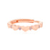 Boundless Hearts Connection Rose Gold Plated Rings