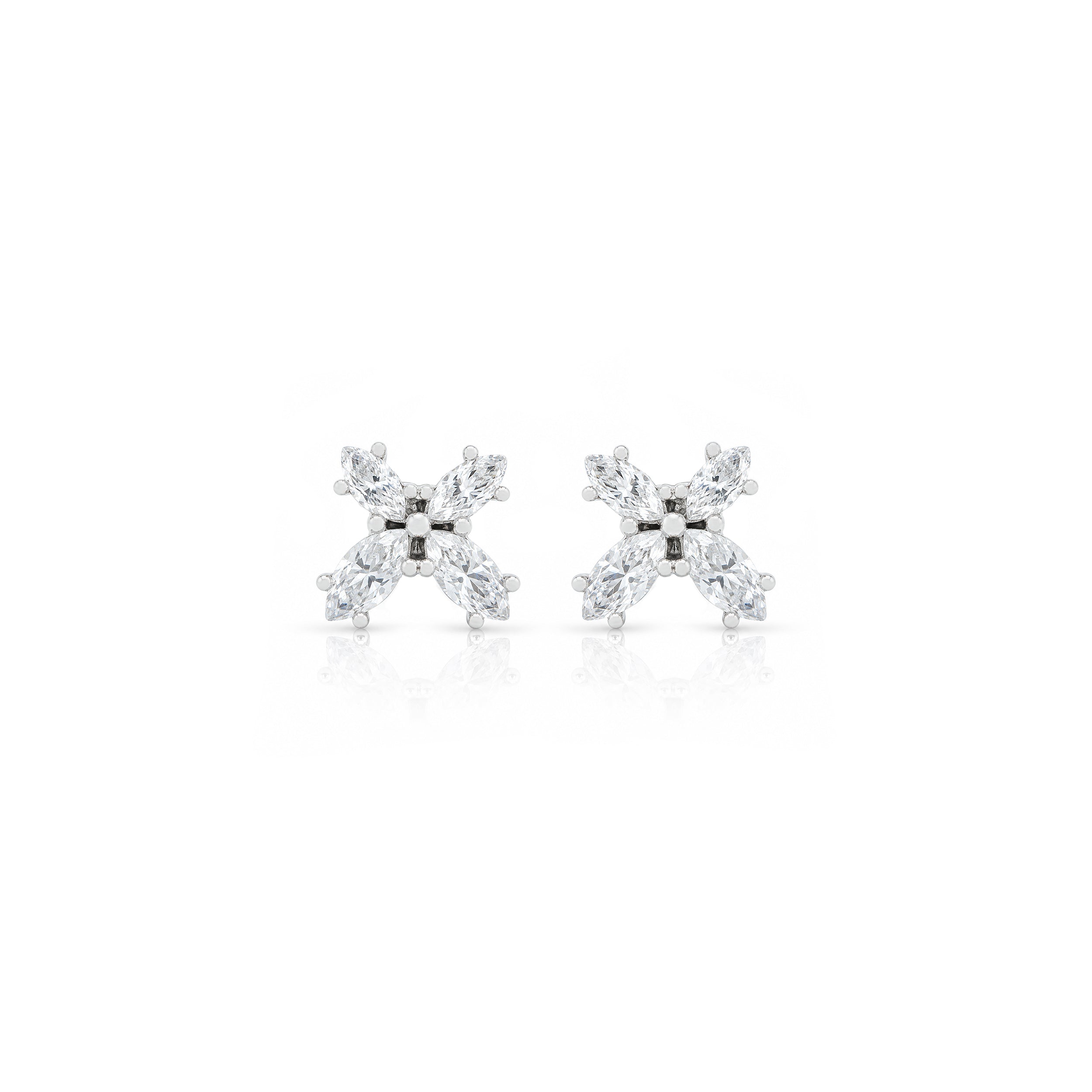 Butterfly Bloom Shine 925 Sterling Silver Stud for Women