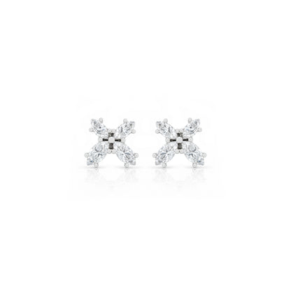 Butterfly Bloom Shine 925 Sterling Silver Stud for Women