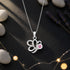 Butterfly Grace 925 Sterling Silver Pink Stone Pendant
