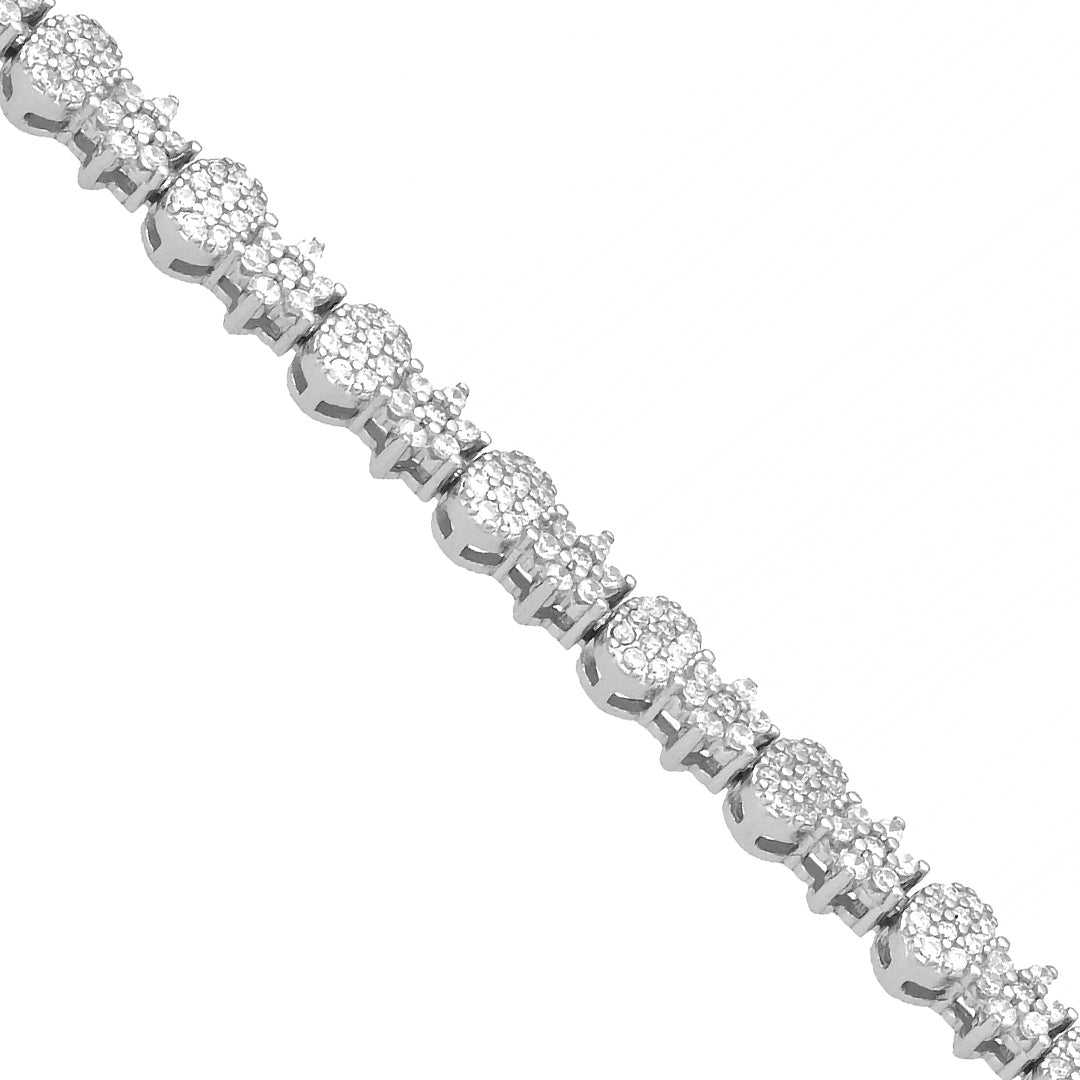 Buy Feminine Flair Silver Bracelet Online