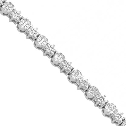 Buy Feminine Flair Silver Bracelet Online