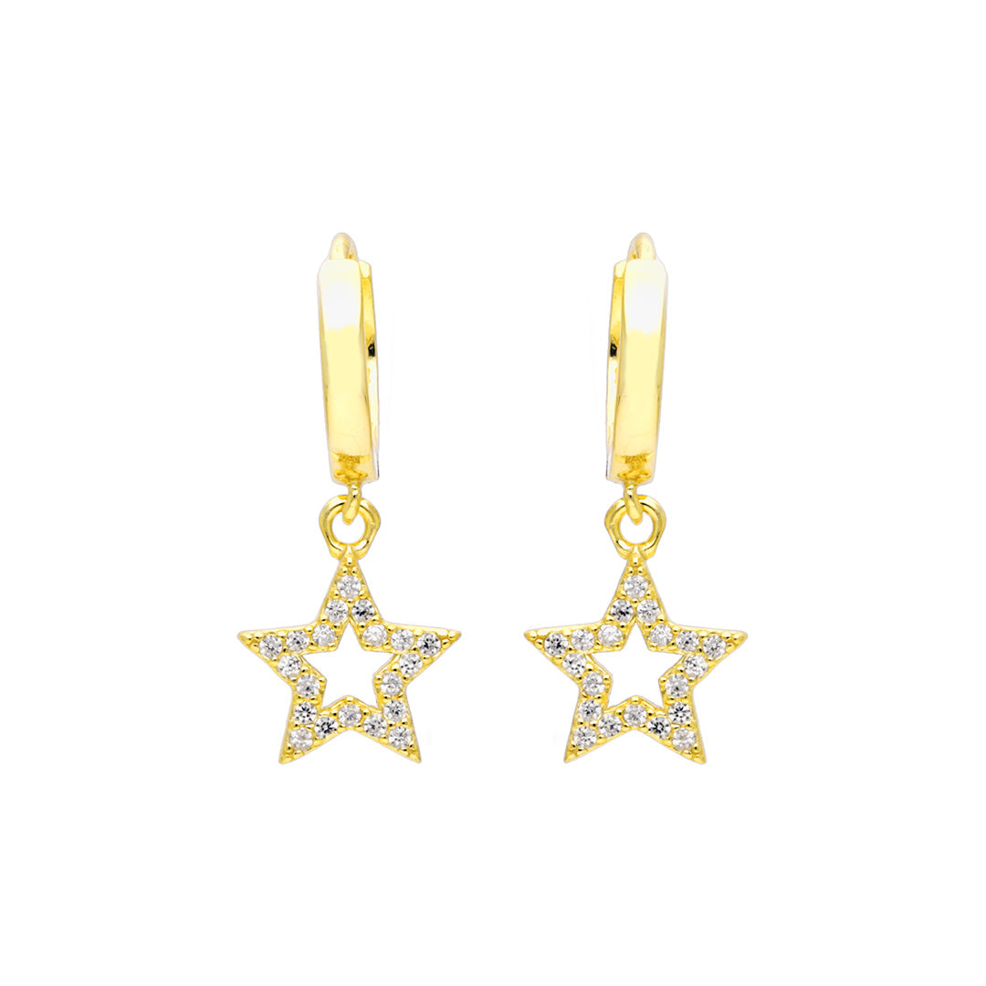 Buy Silver Star Earrings Online