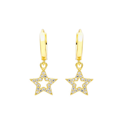 Buy Silver Star Earrings Online