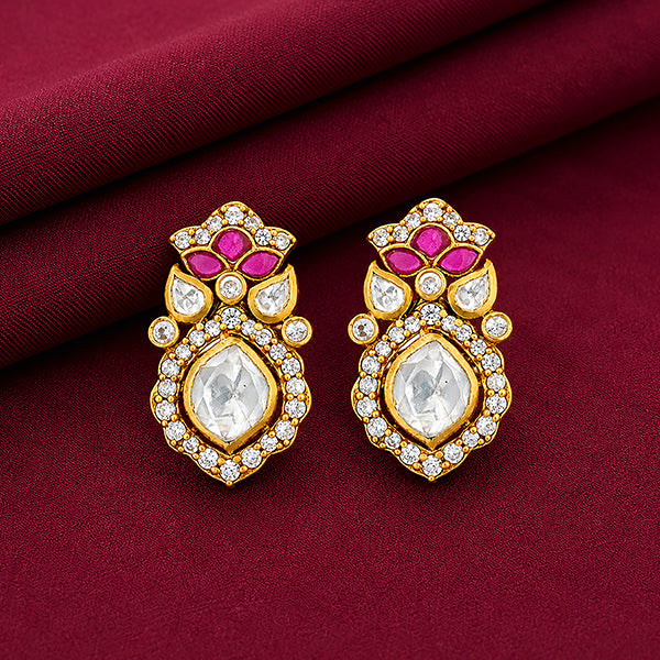 Enchanting Ruby Majesty 925 Sterling Silver Signature Earrings