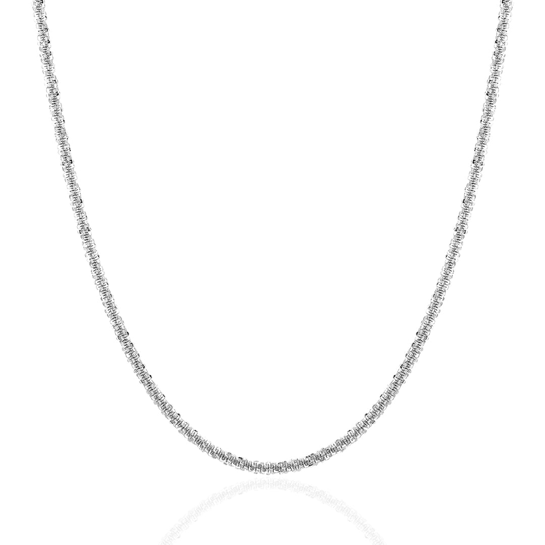 Eternal Sparkle 925 Sterling Silver Chain for Women