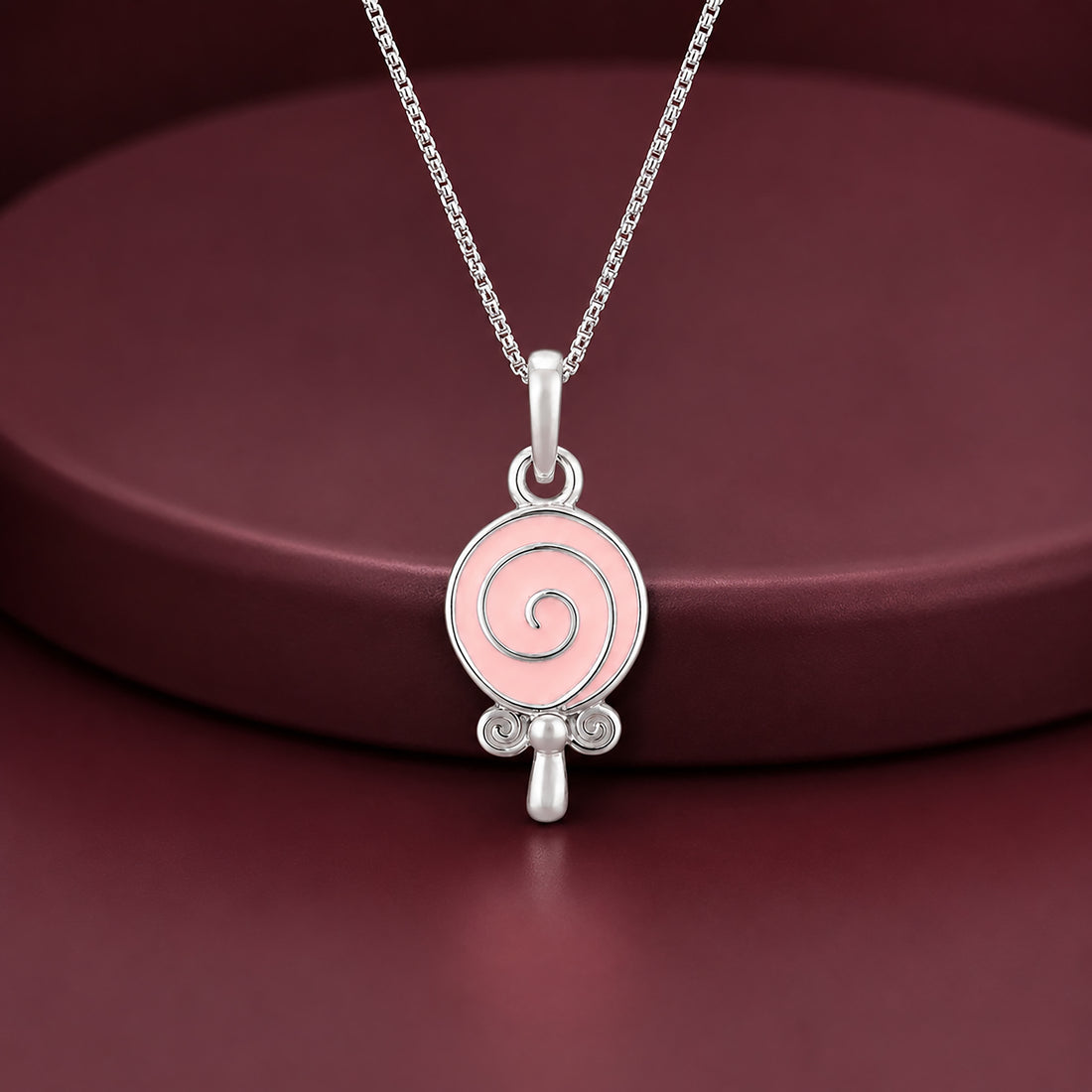 Silver Lollipop Kids Pendant