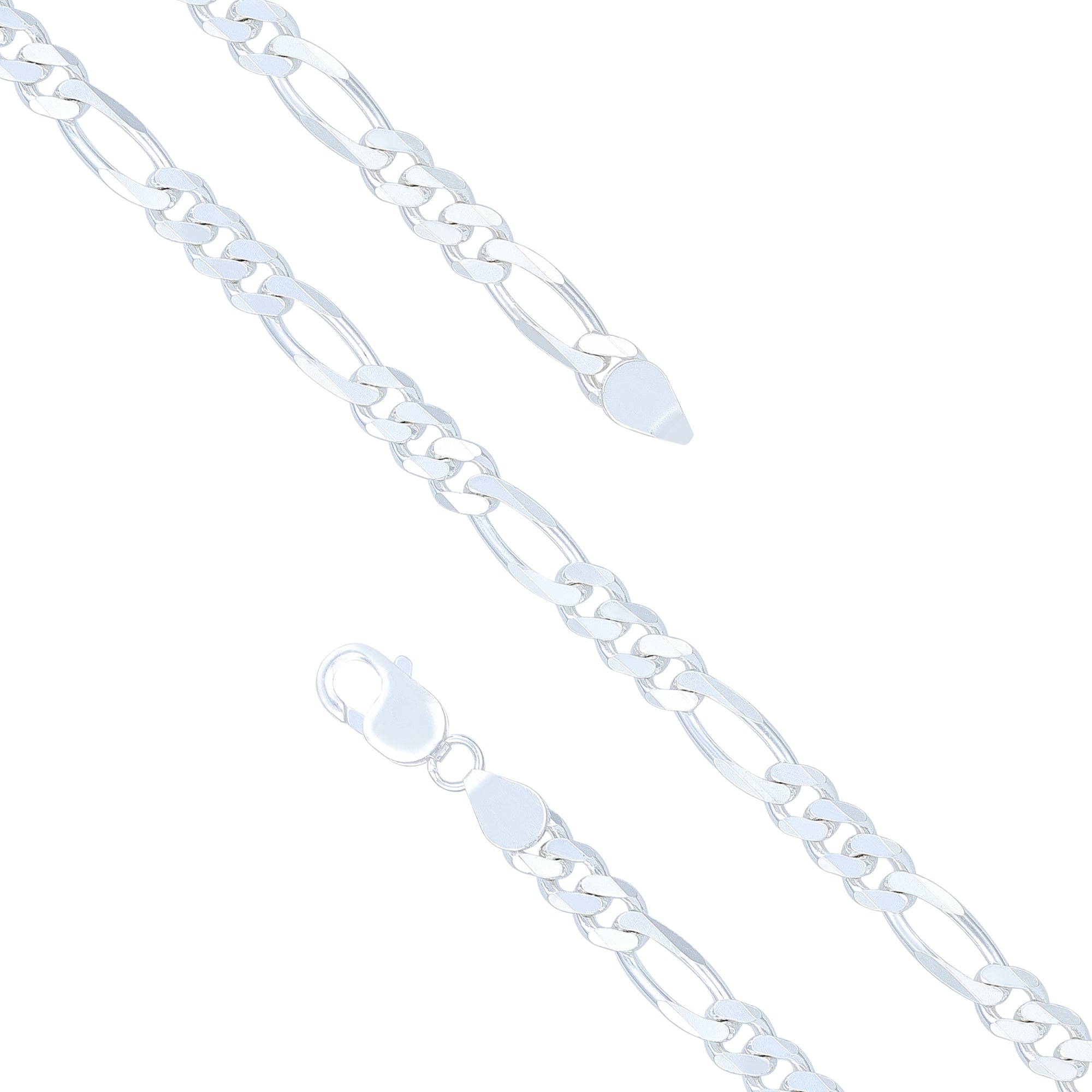 Refined Link Motif  925 Sterling Silver bracelet for Men