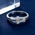 Sparkling Gift Wrap 925 Sterling Silver Ring for Baby
