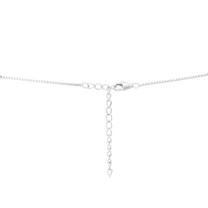 Starry Night Celestial Circle 925 Sterling Silver Chain Pendant